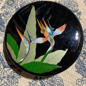 Otagiri Bird of Paradise lacquer container